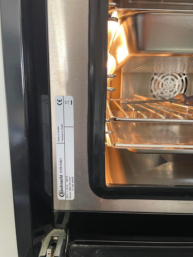 Bauknecht combi stoomoven ECTM 9145/1, Encastré, Enlèvement, 45 à 60 cm, Four