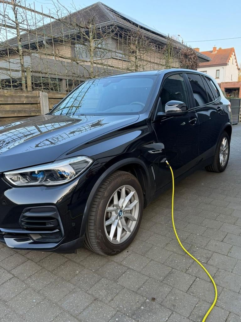 BMW X5 xdrive 45e, Auto's, BMW, Automaat, 27 g/km, Zwart, Leder