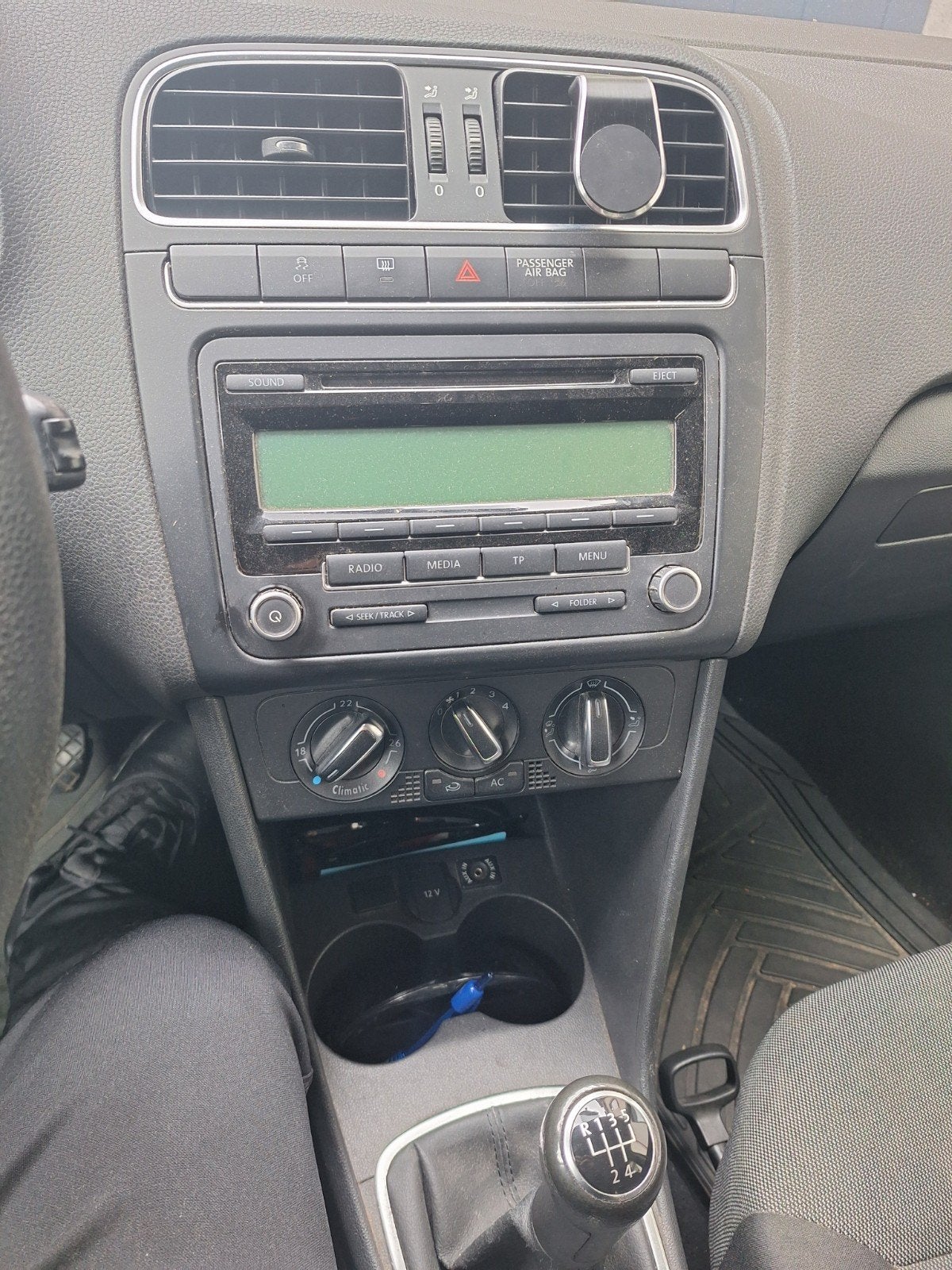 VW Polo, Auto's, Stof, Zwart, Zwart, Particulier
