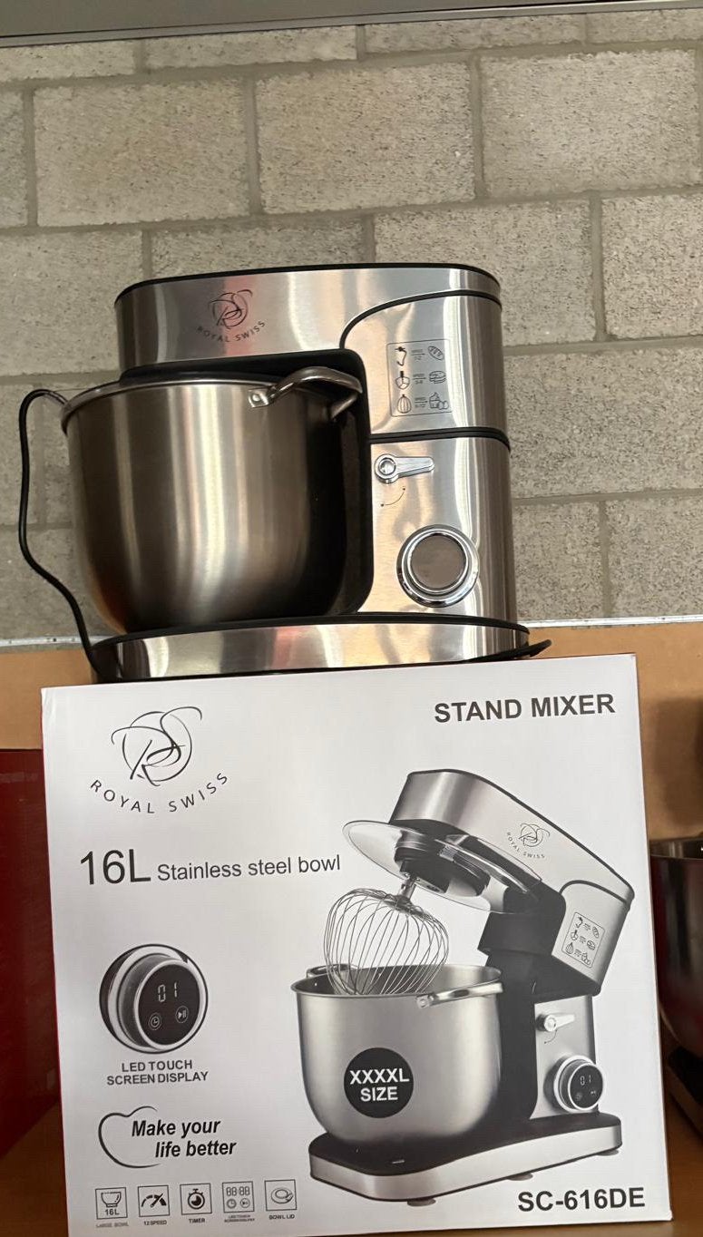 Robot pâtissier Royal Swiss XXL 16L – 2800W – NEUF, Electroménager, Enlèvement, Comme neuf