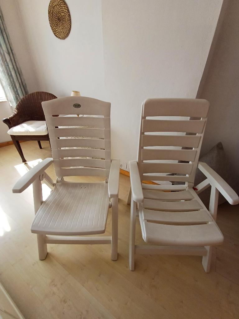 Tuintafel + stoelen, Enlèvement, Utilisé, Autres matériaux, Pliant