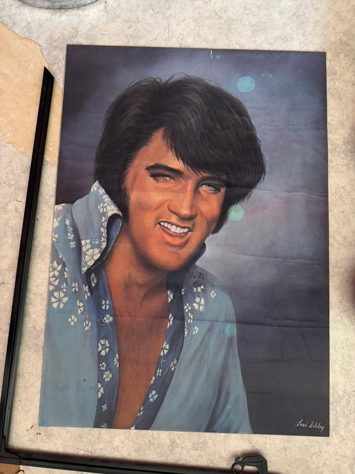 Peinture Elvis presley, Maison & Meubles, Accessoires pour la Maison | Peintures, Dessins & Photos, Enlèvement, Utilisé, Peinture
