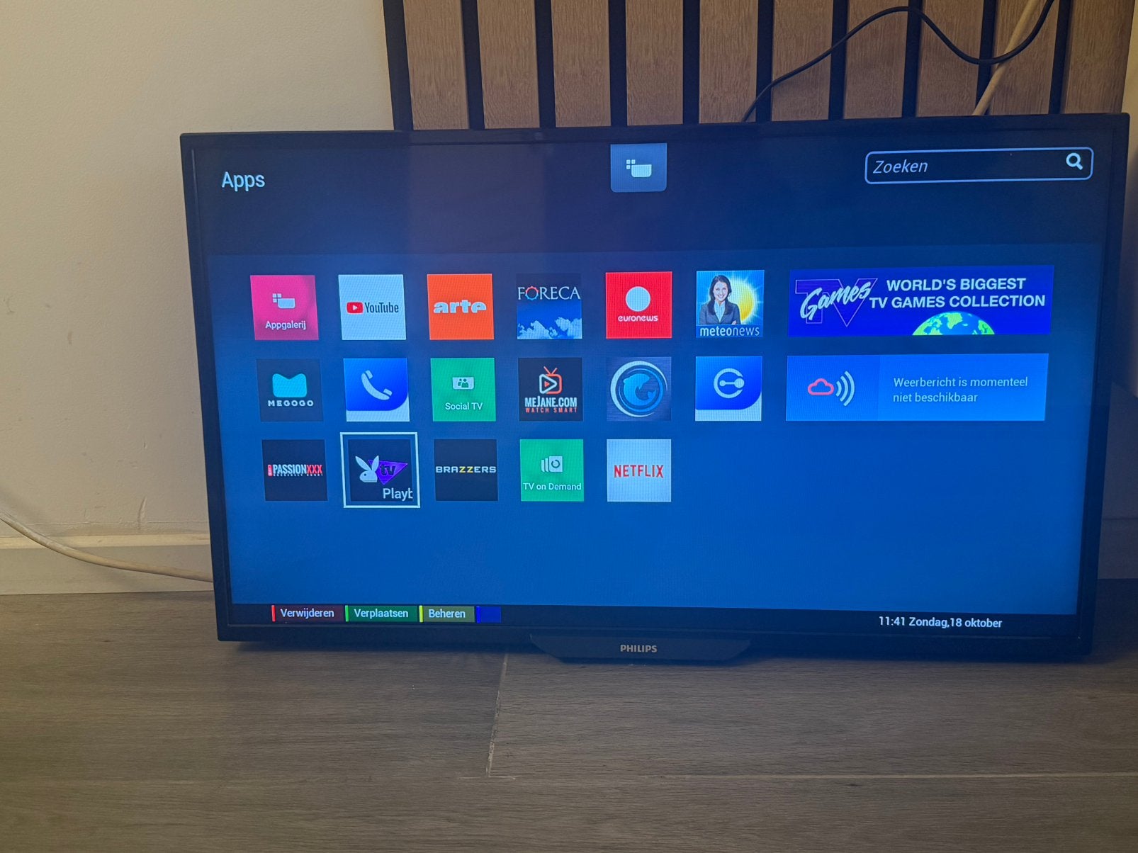 Smart TV Philips 32 inch met afstandsbediening bij, Enlèvement ou Envoi, Comme neuf, Philips, Smart TV