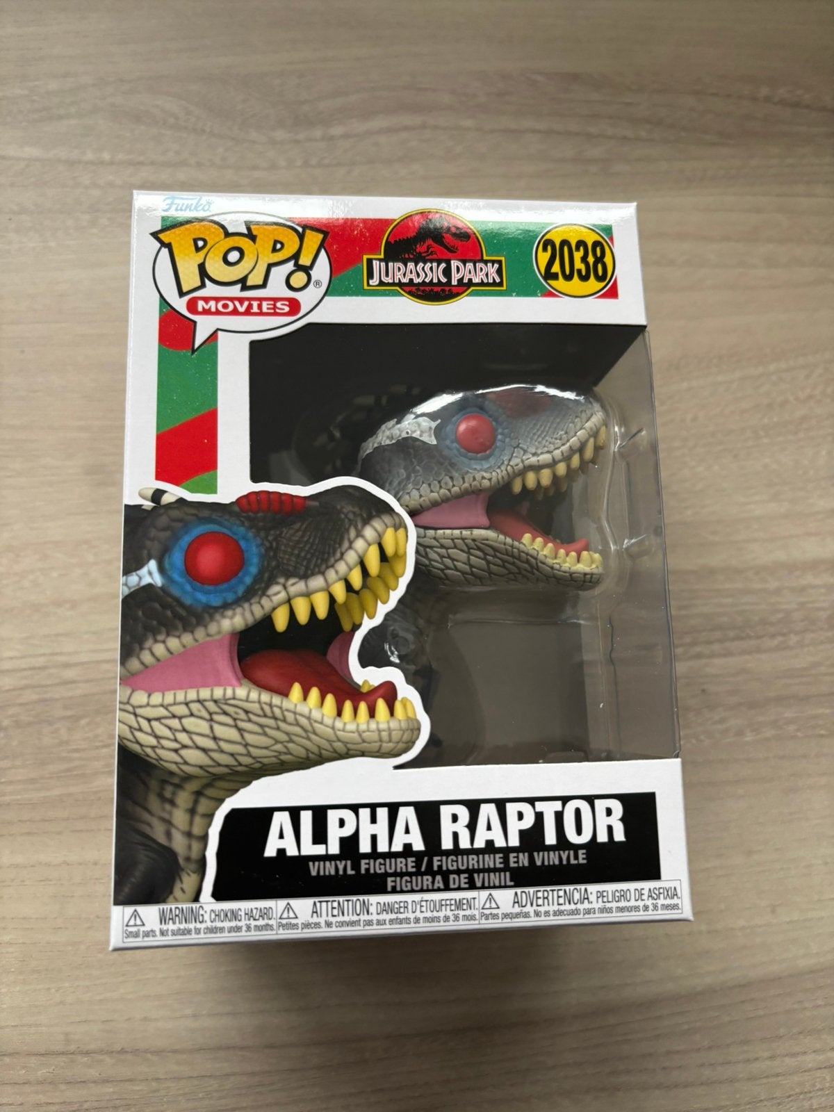 Funko Pop! Jurassic Park Alpha Raptor #2038 Vinyl Figure, Ophalen of Verzenden, Zo goed als nieuw