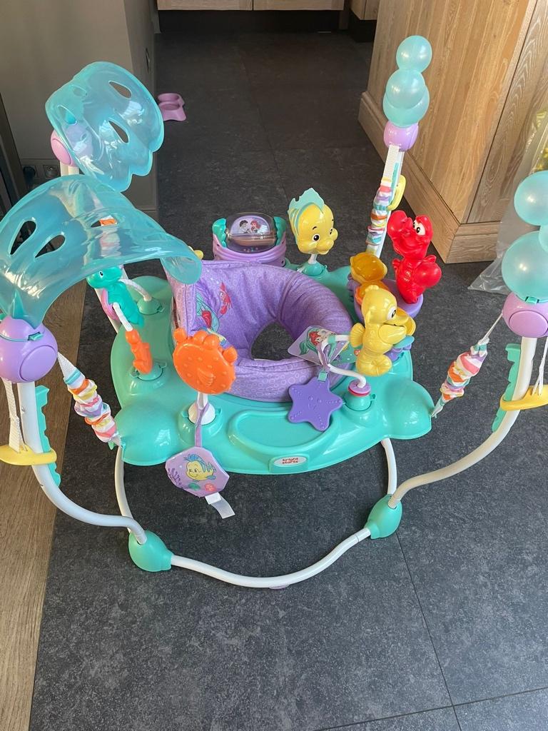 Babyjumper,Bright Stars,De Kleine Zeemeermin, Kinderen en Baby's, Ophalen, Zo goed als nieuw, Babygym, Met licht