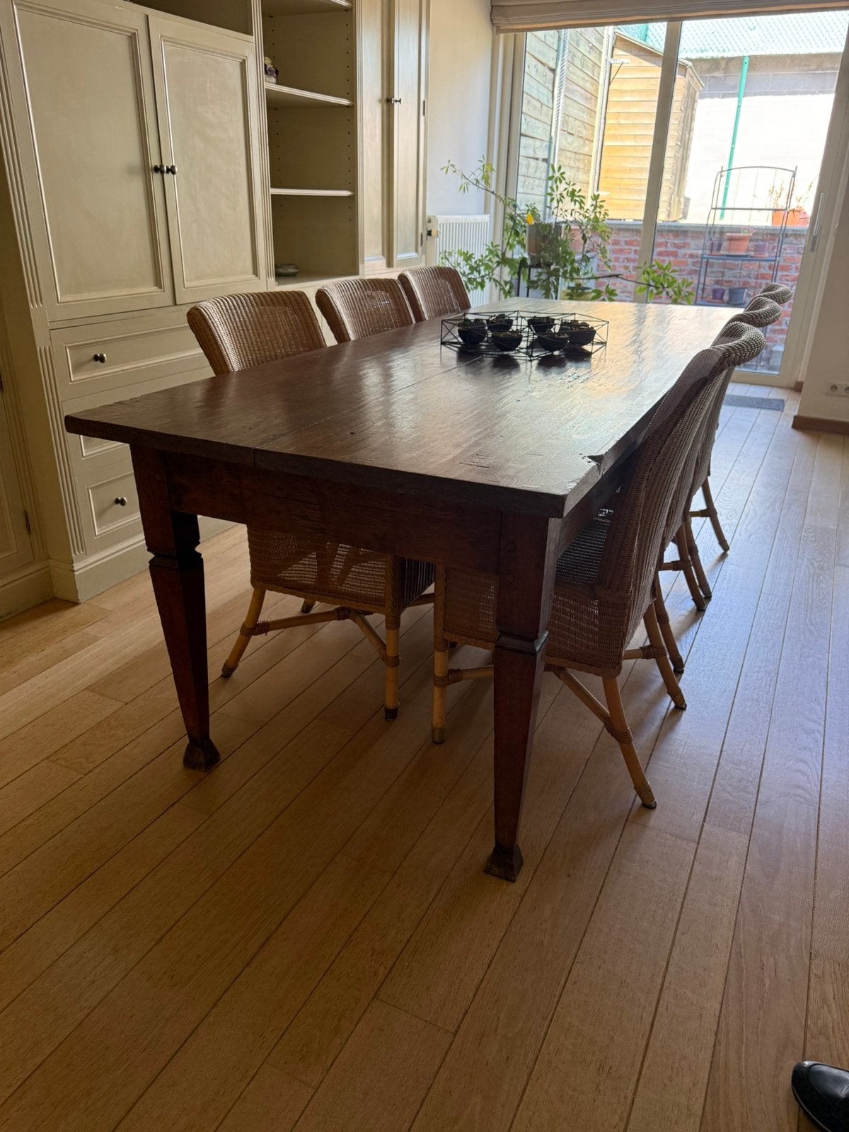 Eiken tafel, Huis en Inrichting, Ophalen, Gebruikt