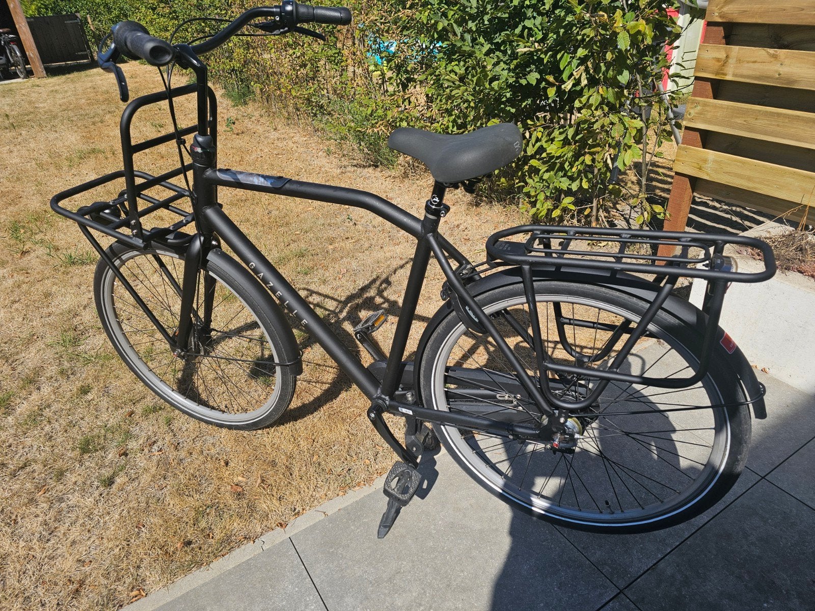 Gazelle Heavy Duty herenfiets, Fietsen en Brommers, Ophalen, Versnellingen, Zo goed als nieuw, 57 tot 61 cm
