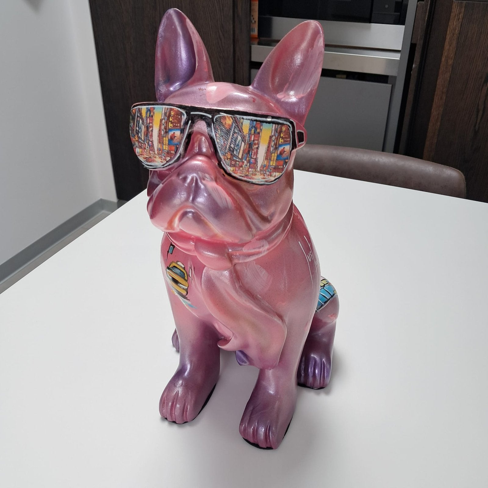Kunstwerk Bulldog Céline Lust, Ophalen, Beeld, Europa, Beschilderd