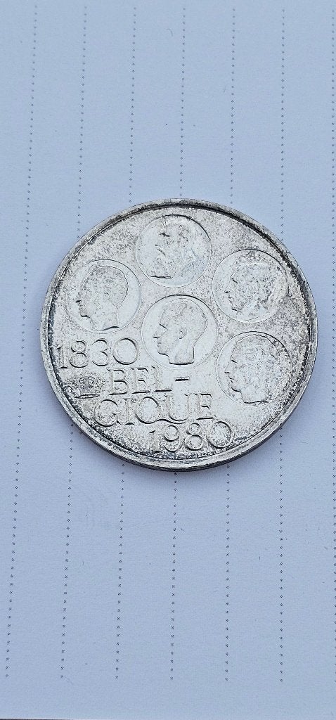 Pièce 500 BEF indépendance Belgique, Enlèvement, Argent, Argent