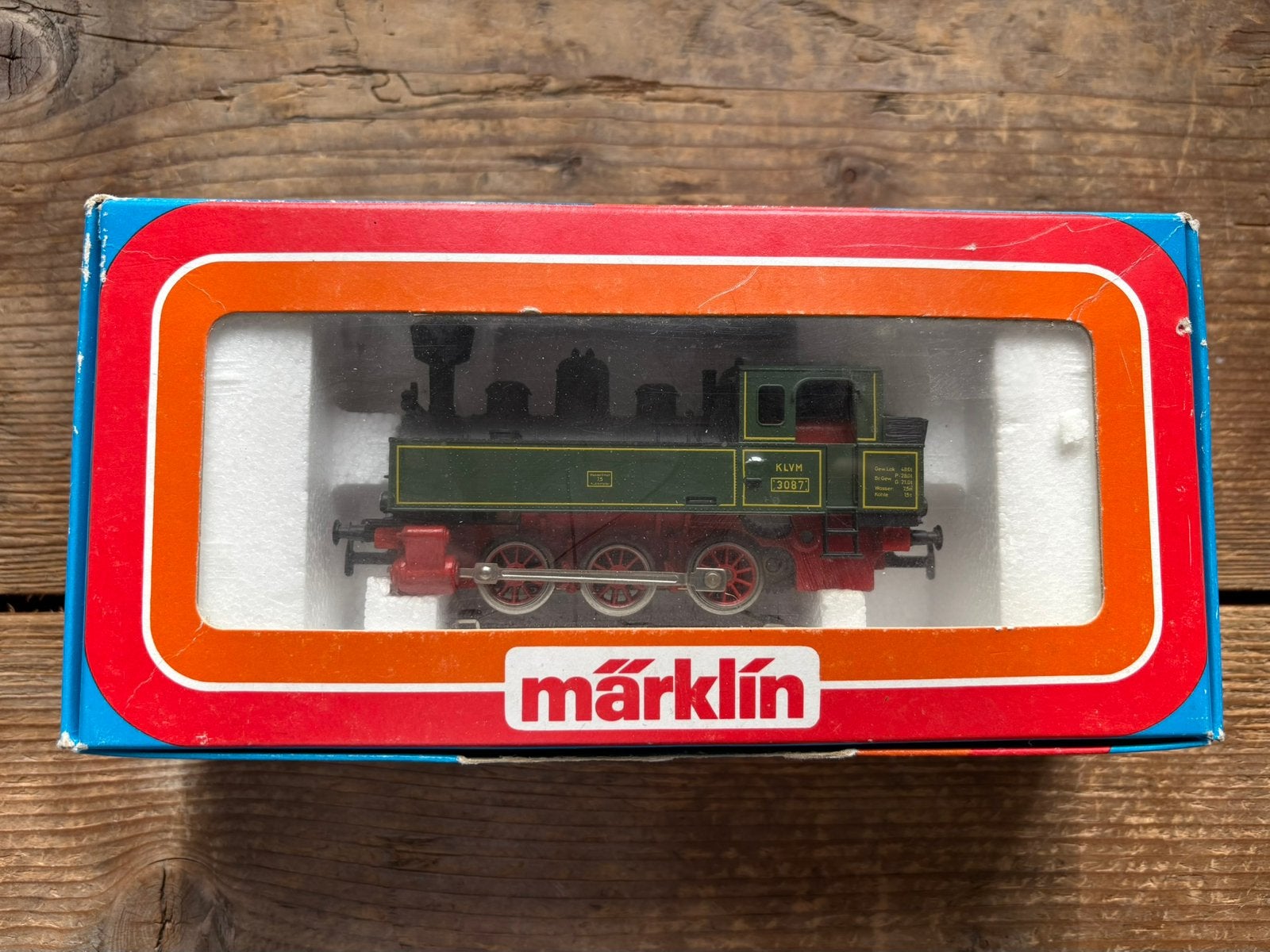 MARKLIN LOCOMOTIVE VAPEUR 3087 impeccable en boite, Enlèvement ou Envoi, Comme neuf, Locomotive