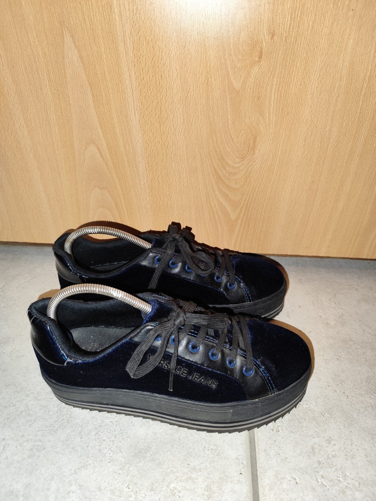 Versace Jeans schoenen, Kleding | Dames, Blauw, Ophalen of Verzenden, Gedragen, Sneakers