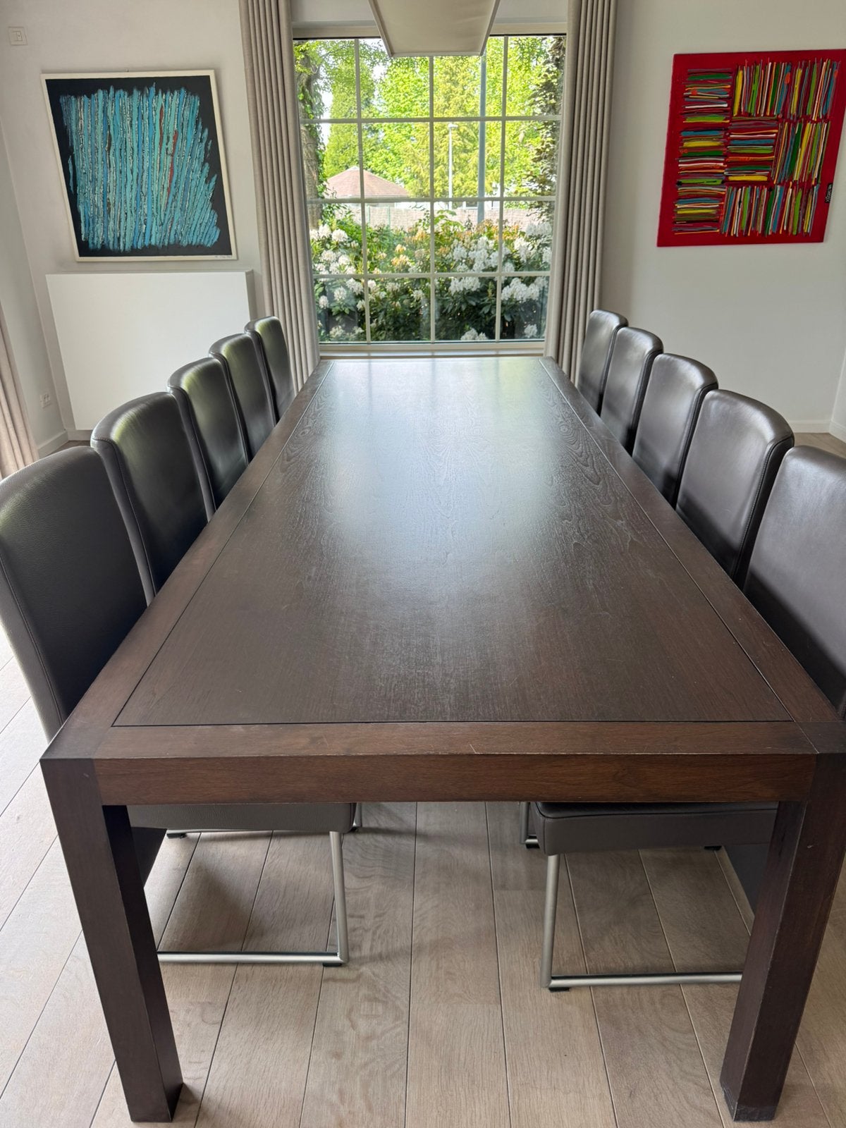Table en bois, 100 à 150 cm, Enlèvement, Utilisé, Rectangulaire