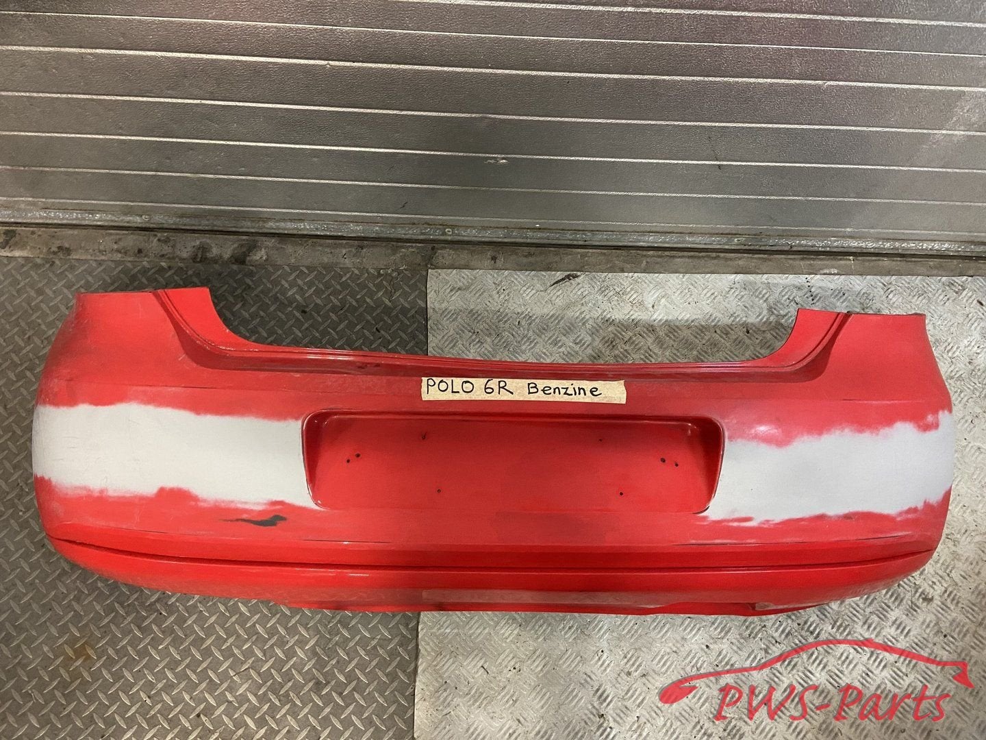 VOLKSWAGEN POLO 6R ACHTERBUMPER ORIGINEEL, Gebruikt, -, -, Ophalen of Verzenden
