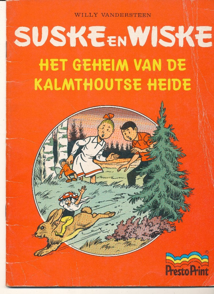 suske en wiske  het geheim van de kalmthoutse heide, Enlèvement ou Envoi, Willy Vandersteen, Une BD, Utilisé