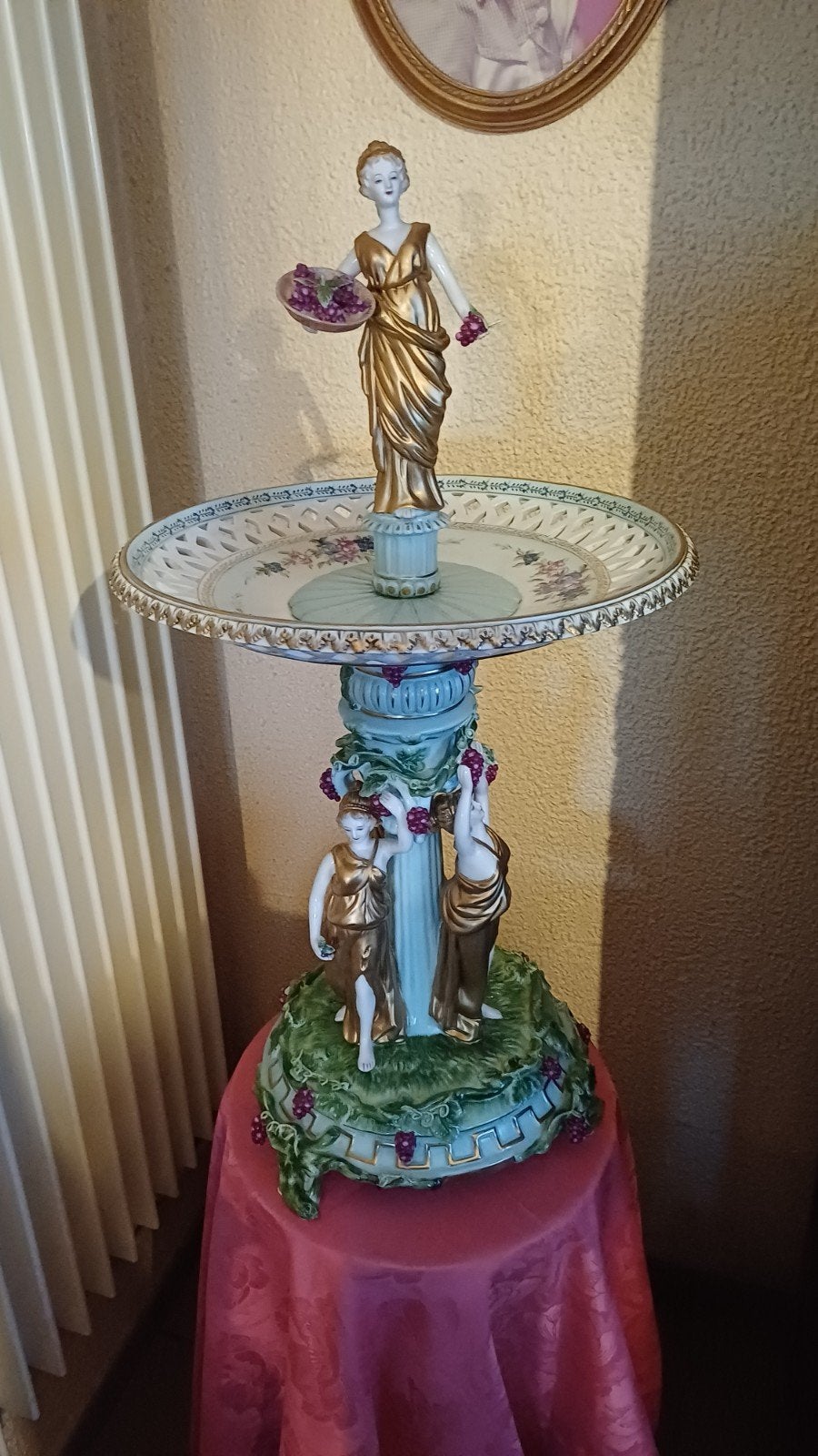 Centre de table Meissen, pièce unique de 80 cm de haut, Antiquités & Art, Enlèvement