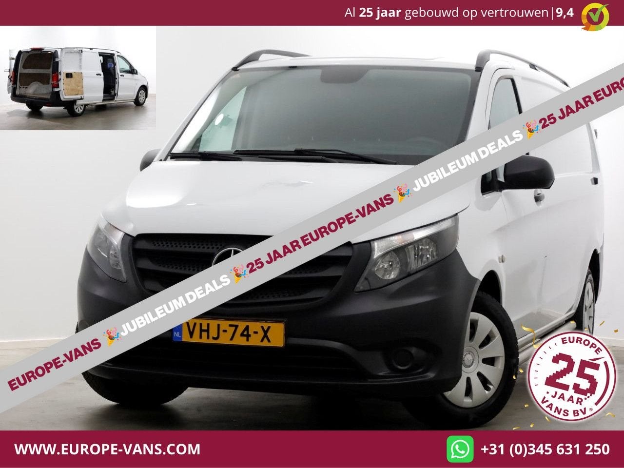 Mercedes-Benz Vito 116 CDI 163pk E6 RWD XL Extra Lang Airco, Autos, Achat, Entreprise, Mercedes-Benz, Diesel