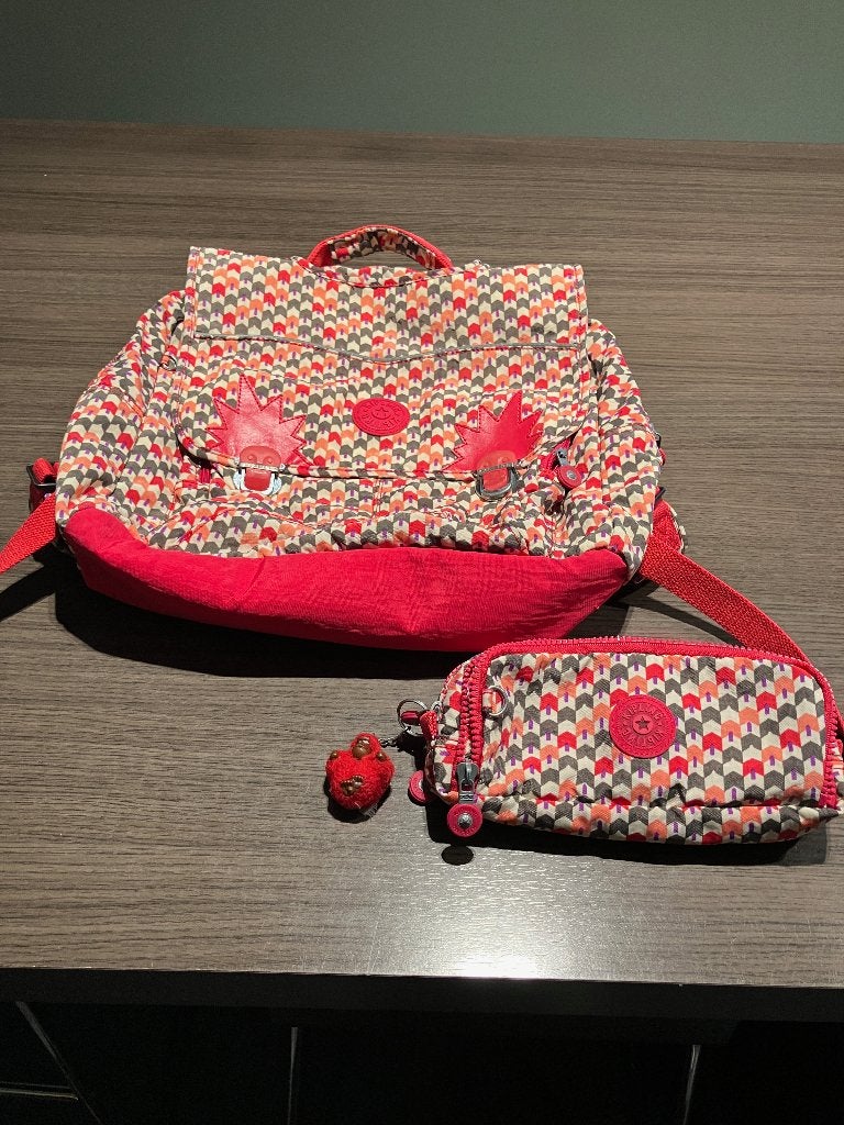 Schooltas & Pennenzak KIPLING, Ophalen, 30 tot 40 cm, Overige kleuren, Aktetas of Boekentas