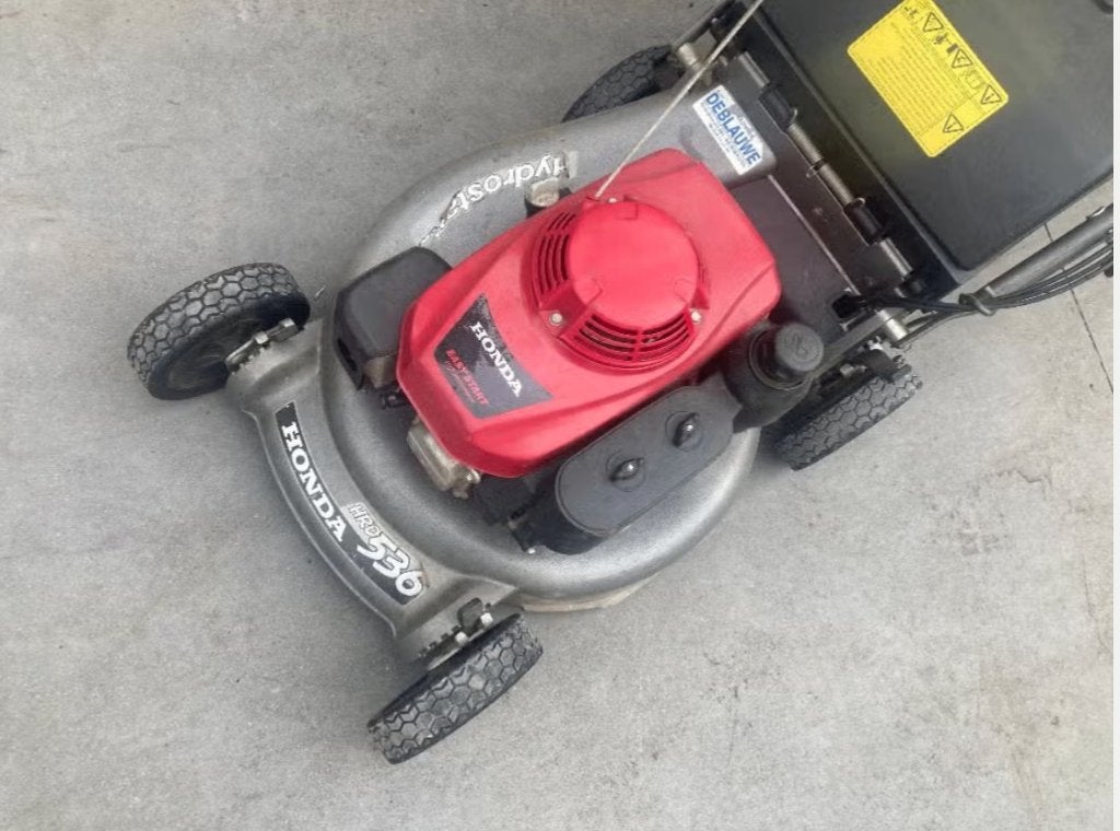 honda hrd 536 benzine grasmaaier, Tuin en Terras, Ophalen, Gebruikt