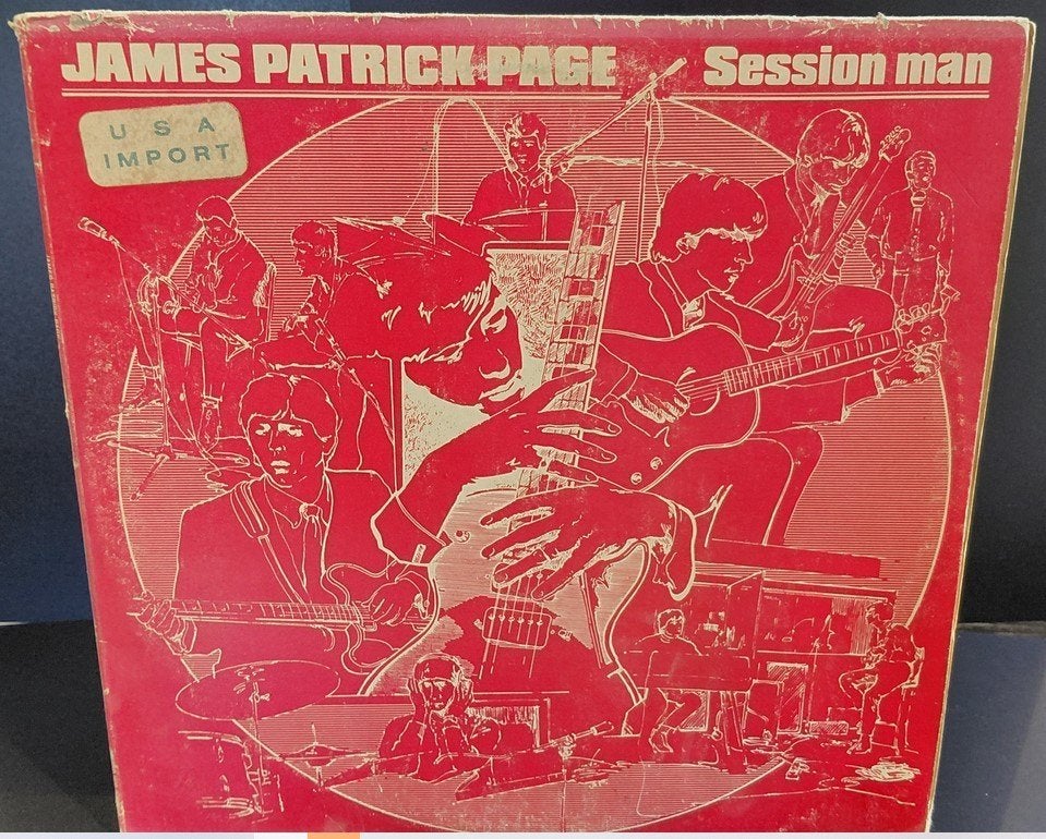 Dubbel LP James Patrick Page - Session Man, LP, Gebruikt, Blues Rock, Ophalen of Verzenden