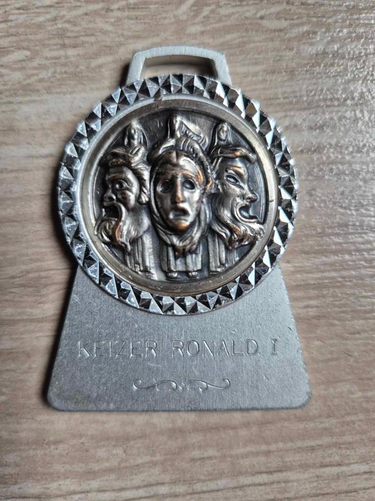 Carnaval medaille Keizer Ronald I, Ophalen of Verzenden