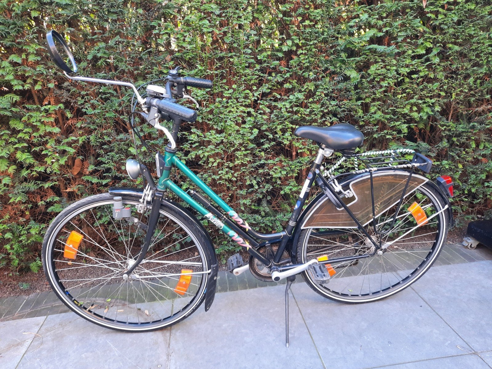 Damesfiets rijklaar 6 versnellingen, Fietsen en Brommers, Gebruikt, Velgrem, Versnellingen, Ophalen