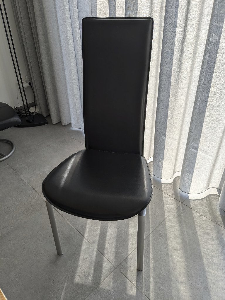 chaises de salle à manger, Métal, Enlèvement, Modern, Noir