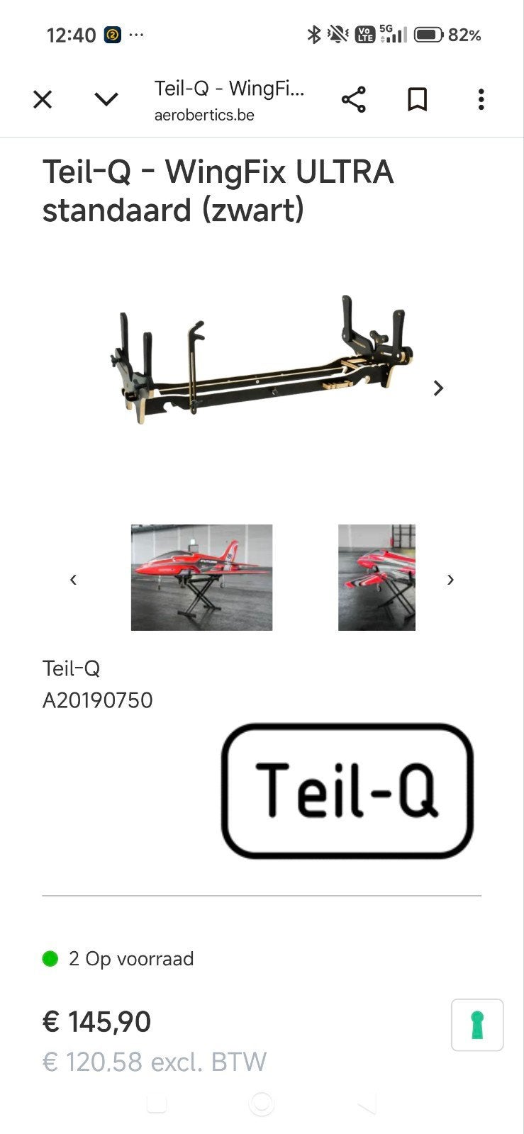 vliegtuig stand voor grotere modellen van Q-teil met statief, Hobby en Vrije tijd, Ophalen, Zo goed als nieuw