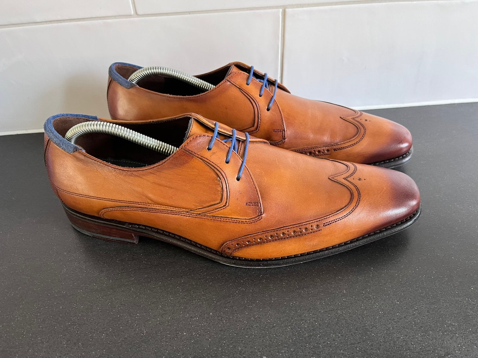 Floris van Bommel herenschoenen maat 11 / 46 H als nieuw, Kleding | Heren, Overige kleuren, Ophalen of Verzenden, Zo goed als nieuw