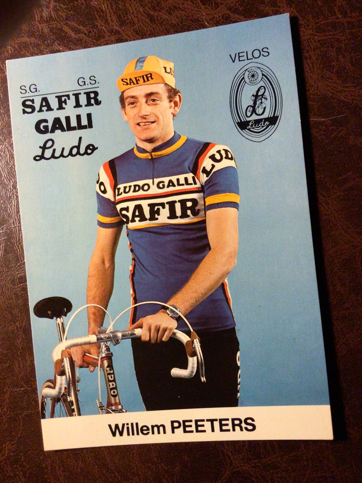 Wielerkaart team safir ludo willem peeters, Enlèvement ou Envoi