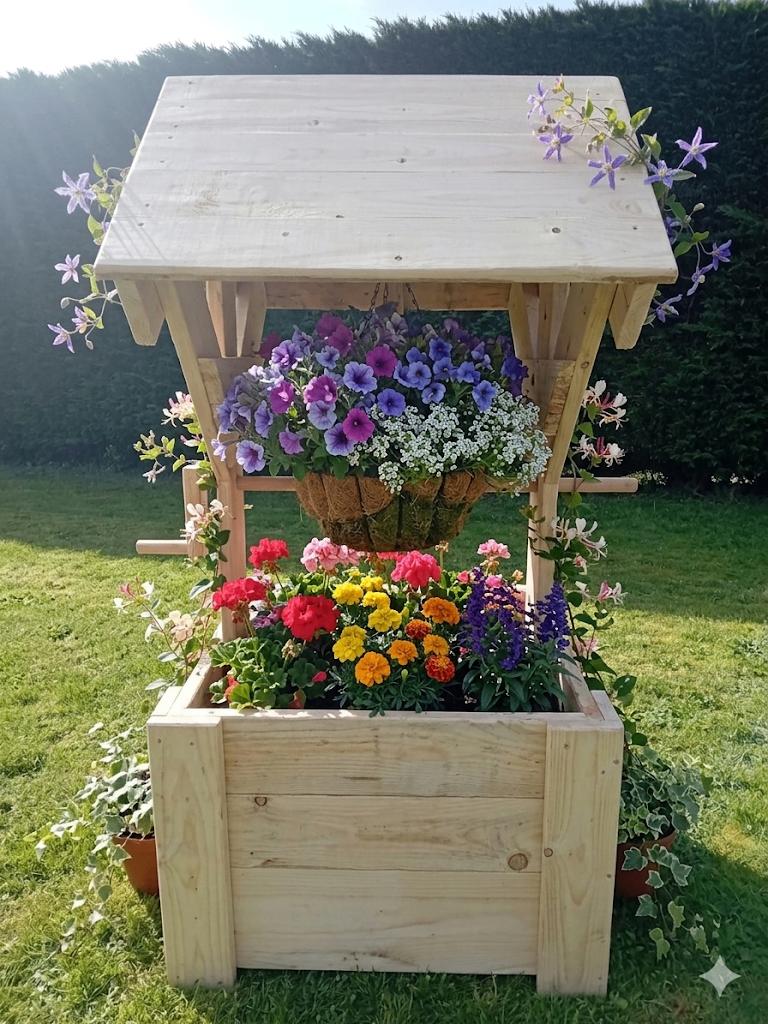 Puits artisanal, Enlèvement, Neuf, Bois, Jardin