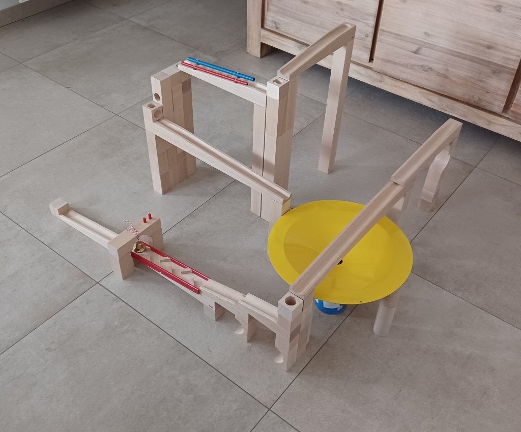 HABA Houten Knikkerbaan XXL – 77 Onderdelen + 180 Knikkers, Ophalen, Zo goed als nieuw, Overige typen