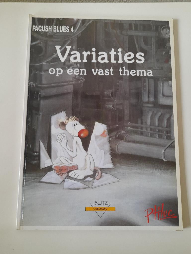 Strip - Ptiluc - Pacush Blues 4 - Variaties, Boeken, Ophalen of Verzenden, Zo goed als nieuw
