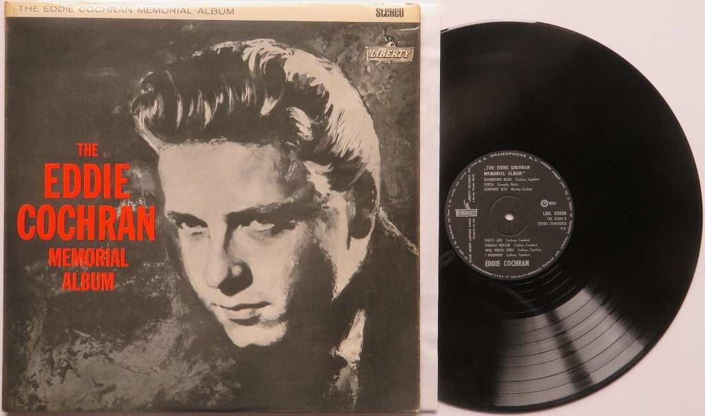 Eddie Cochran - Memorial album. Lp, LP, Gebruikt, Ophalen of Verzenden, Complilatie