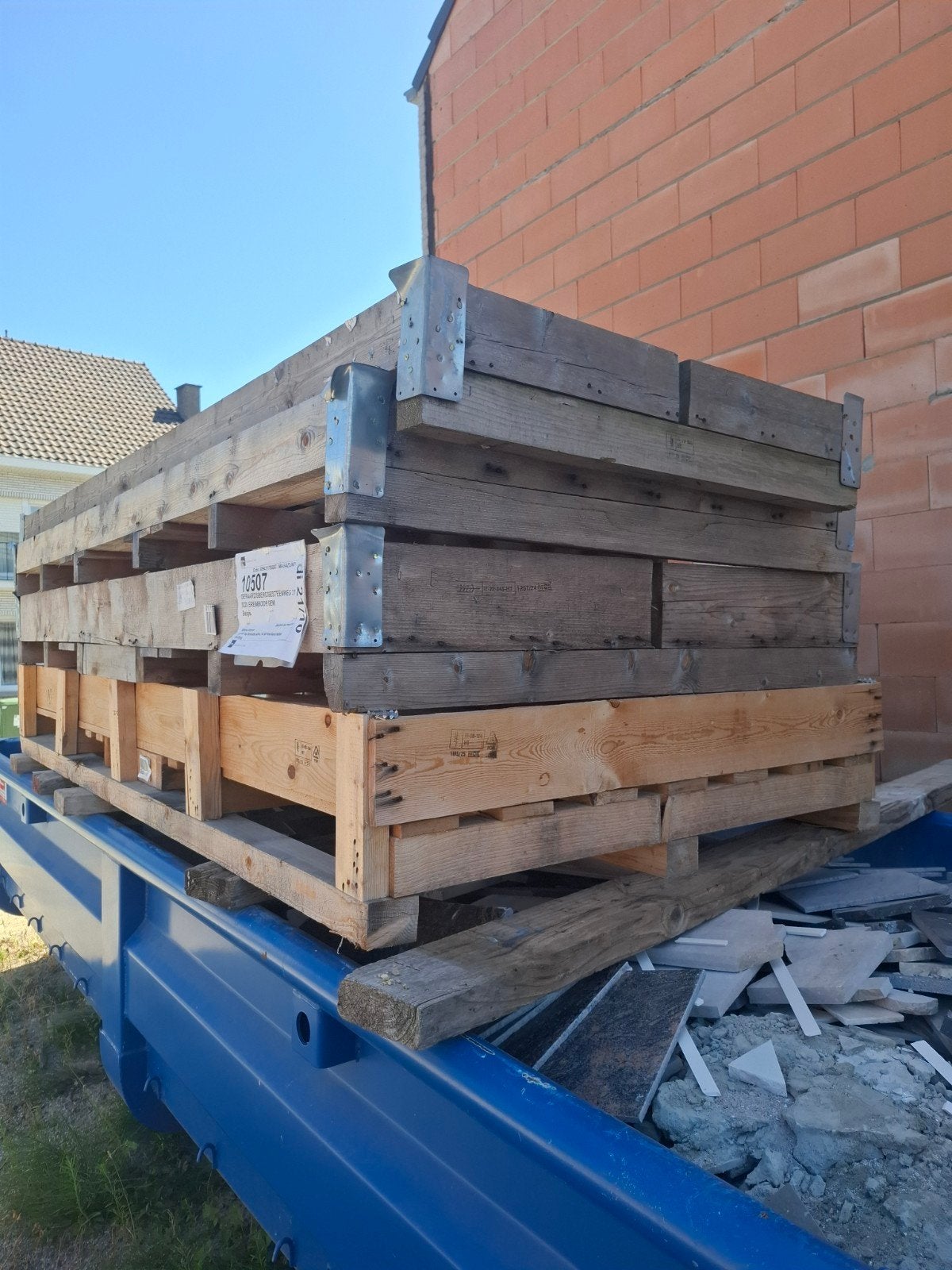 XXL palleten, Doe-het-zelf en Bouw, Hout en Planken, Ophalen