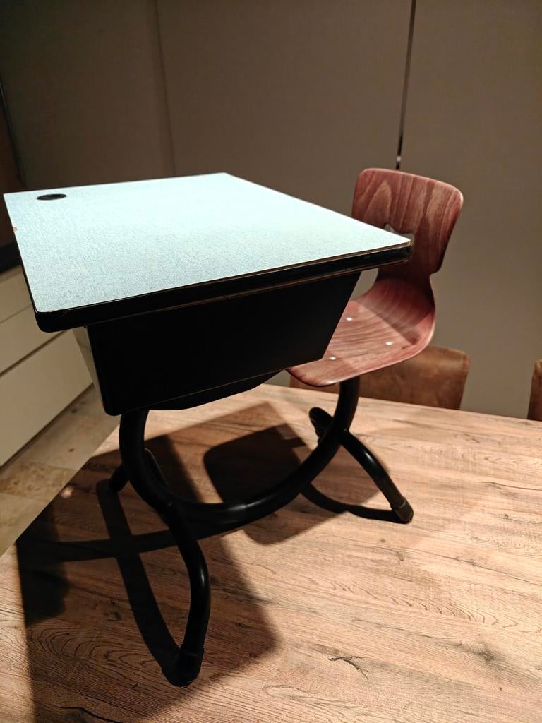 School bankje, Huis en Inrichting, Tafels | Bijzettafels, Ophalen