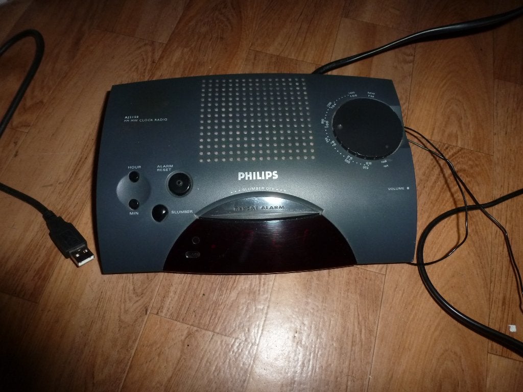 klokradio -alarm  philips  AJ3150, Electroménager, Enlèvement ou Envoi, Utilisé, Digital