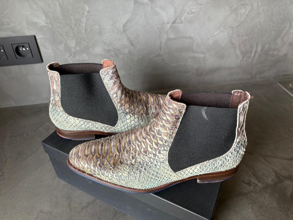 Floris van Bommel maat 9 (43) 10179 Premium, Kleding | Heren, Schoenen, Bruin, Boots, Floris van Bommel, Ophalen of Verzenden