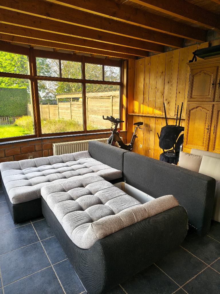 Zetel, Huis en Inrichting, Zetels | Zetels, Ophalen, 250 tot 300 cm, Gebruikt, Hoekbank