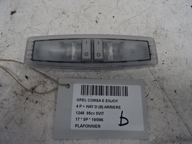 ECLAIRAGE DE PLAFONNIER Opel Corsa E (01-2014/-), Autos : Pièces & Accessoires, Utilisé, Opel
