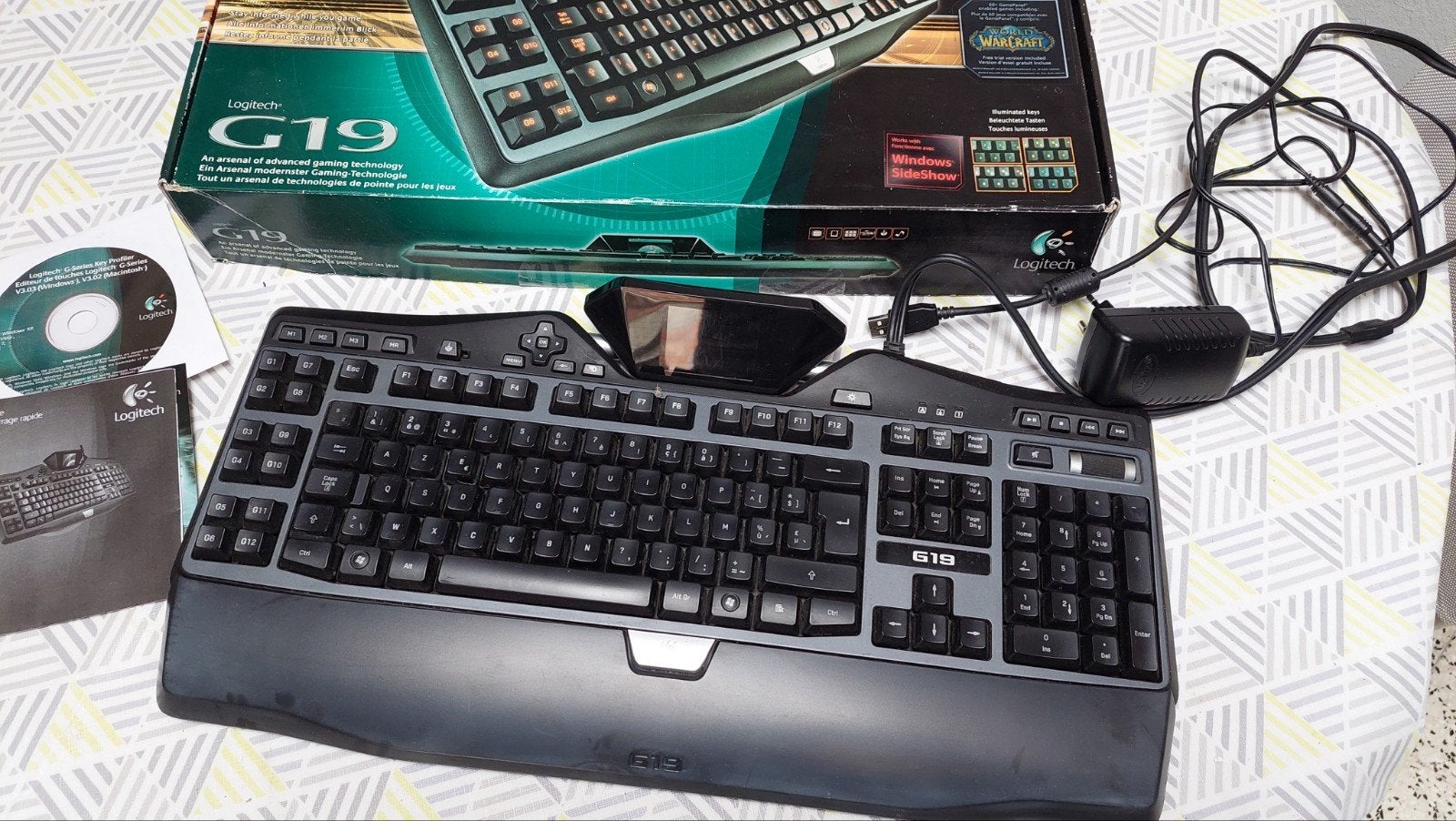 Logitech G19 Keyboard for Gaming, Ophalen of Verzenden, Gebruikt, Bedraad, Logitech
