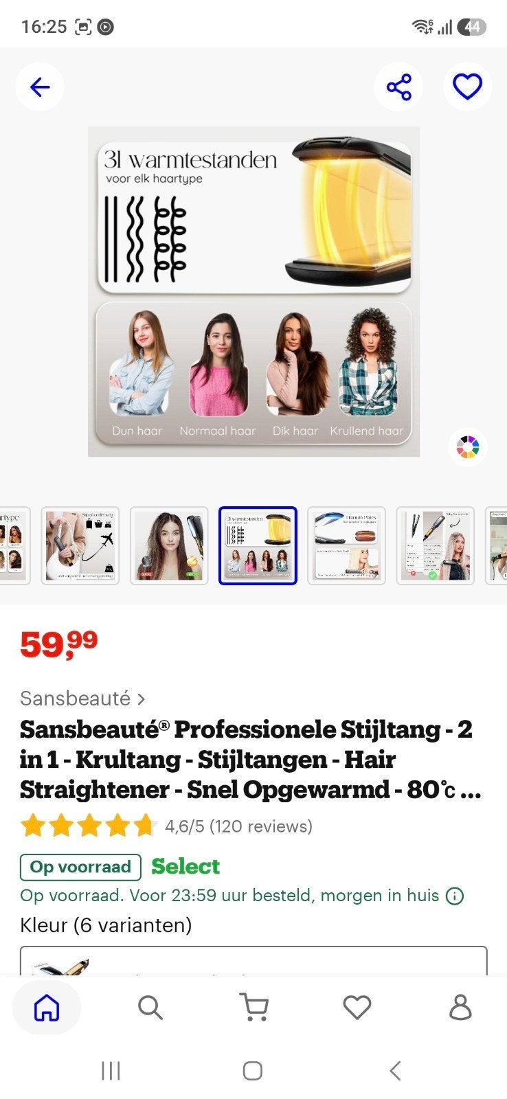 Stijltang Sans Beauté