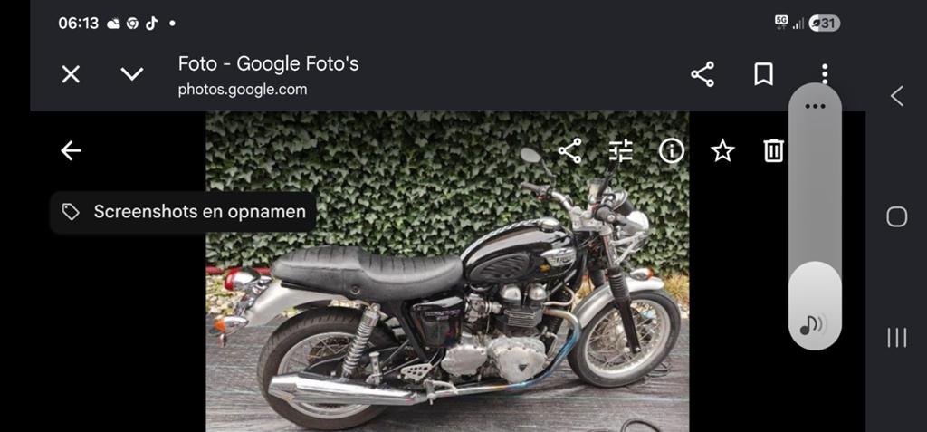 Thruimph caferacer  5600 km, Fietsen en Brommers, Ophalen of Verzenden