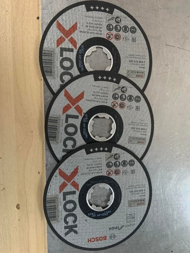 Slijpschijf bosch x lock, Ophalen, Zo goed als nieuw