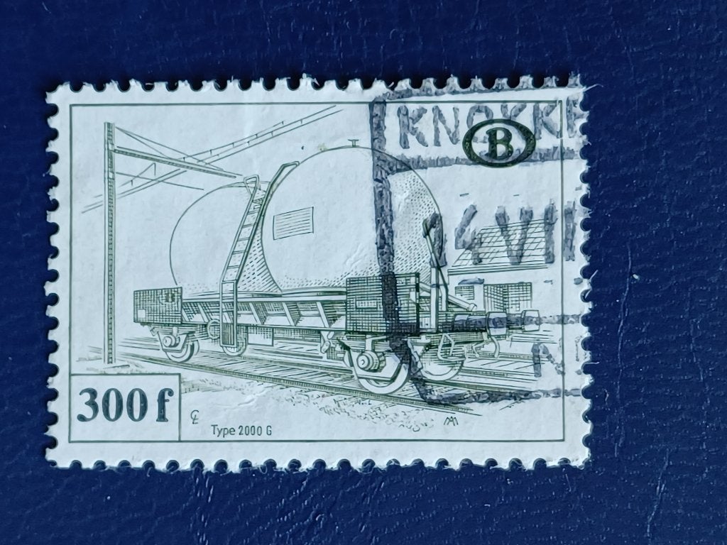 Postzegels Belgie, Postzegels en Munten, Ophalen of Verzenden, Gestempeld, Treinen