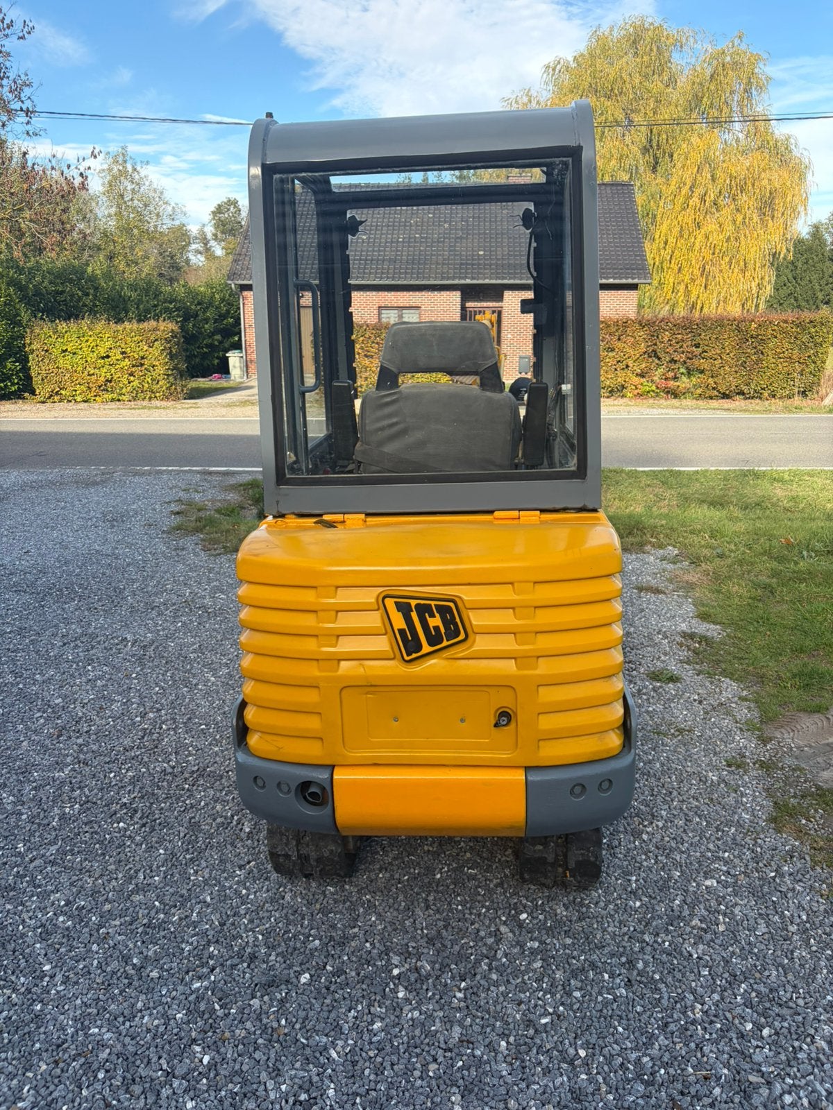 Mini pelle jcb 801.4, Articles professionnels, Enlèvement ou Envoi, Chargeuse-pelleteuse