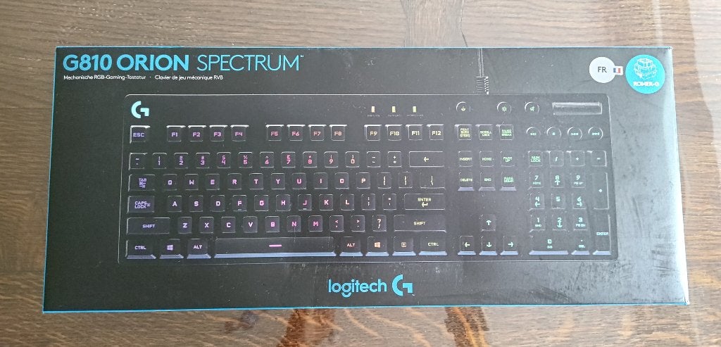 Clavier logitech mécanique, Informatique & Logiciels, Claviers, Logitech G, Azerty, Comme neuf, Enlèvement