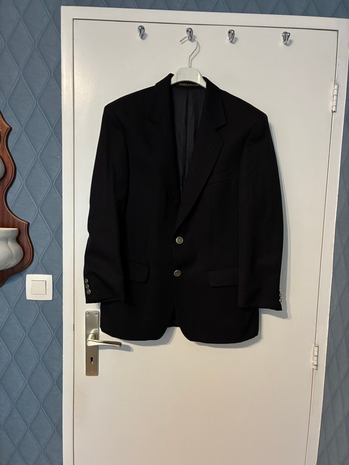 Costume bleu marine, Enlèvement, Comme neuf, Bleu