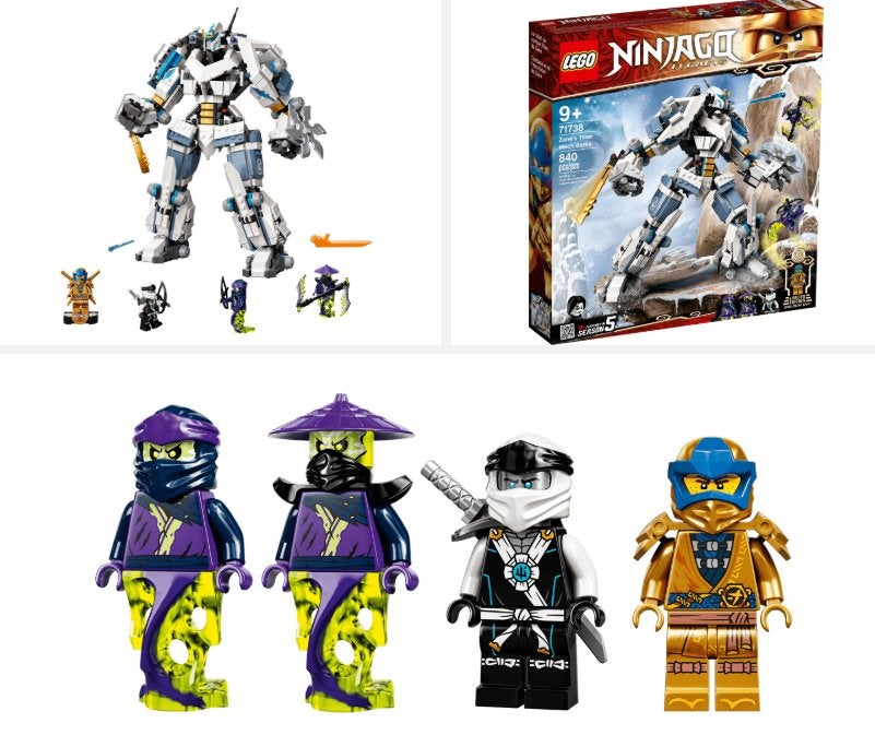 Nieuwe Lego Ninjago set 71738 Zane's Titan Mech Battle, Lego, Nieuw, Ophalen of Verzenden, Ninjago
