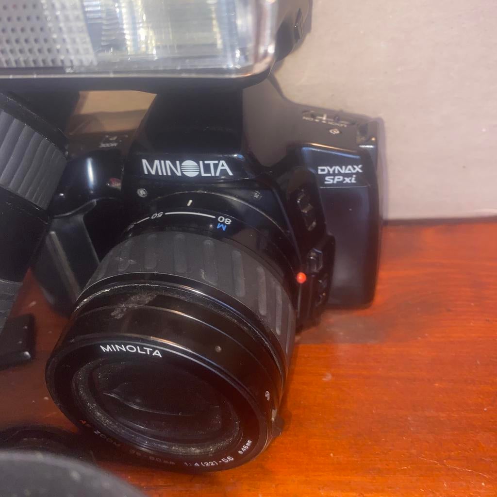 Analoog minolta dynax spxi, Audio, Tv en Foto, Fotocamera's Analoog, Ophalen, Zo goed als nieuw, Minolta