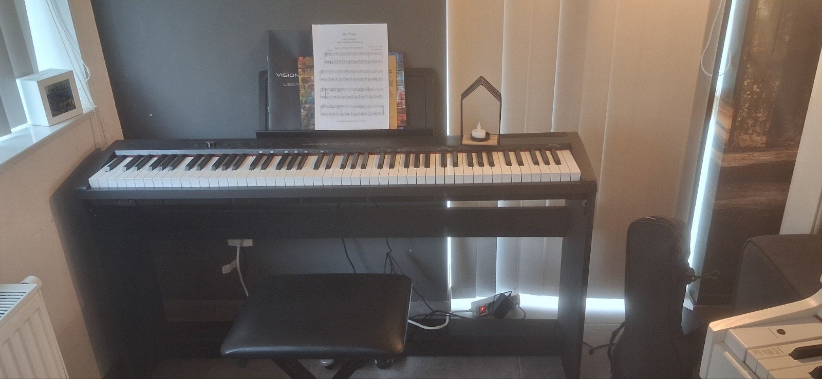 Visionkey 200 piano, Muziek en Instrumenten, Ophalen, Nieuw, Zwart, Piano